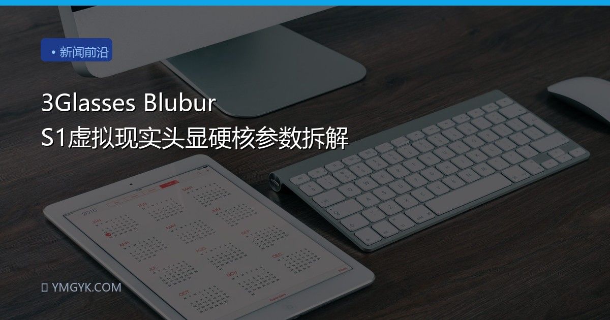 3Glasses Blubur S1虚拟现实头显硬核参数拆解